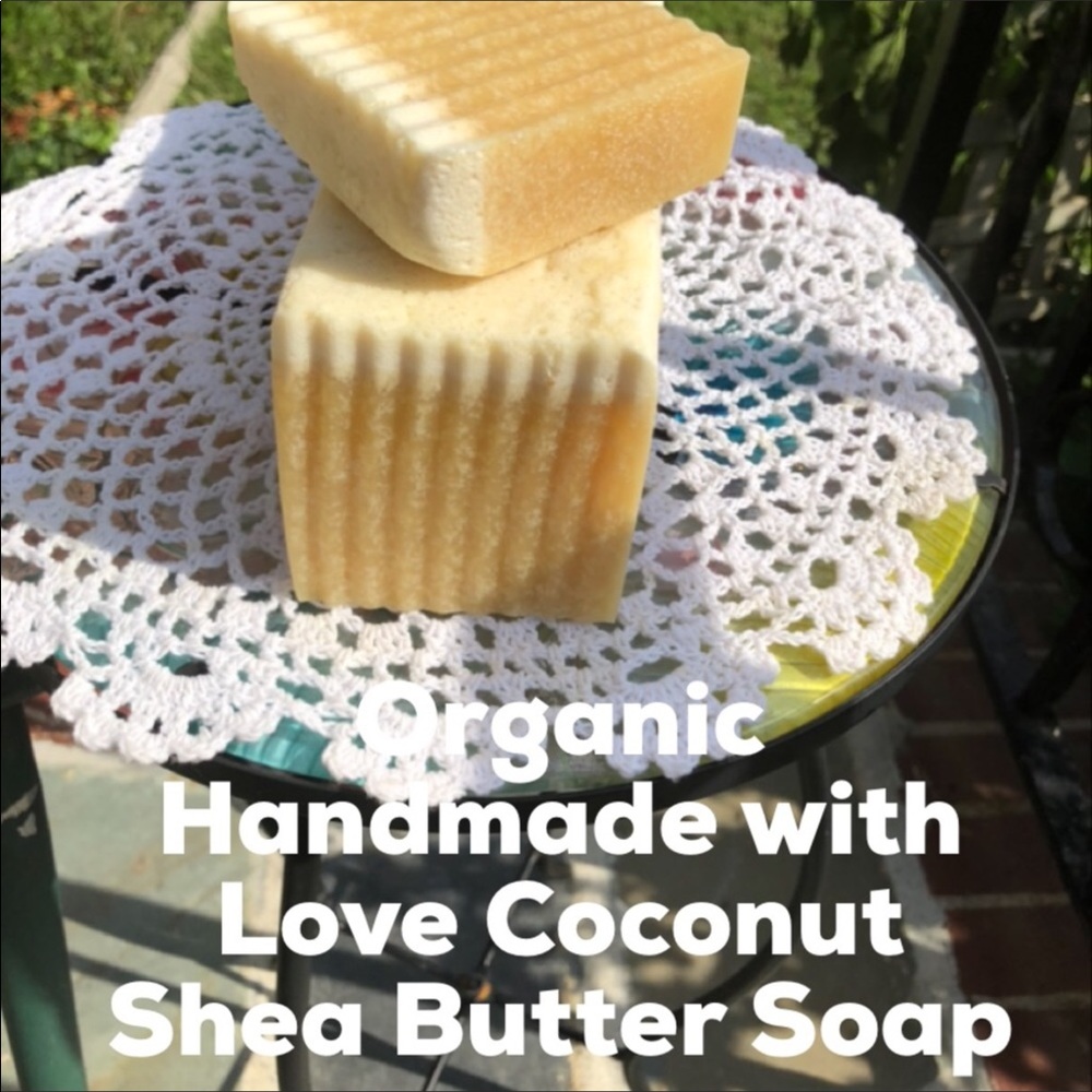 3/$25 Handmade with Love Coconut/Shea Butter Bar Soaps NO TRADES CONSIGNMENT
